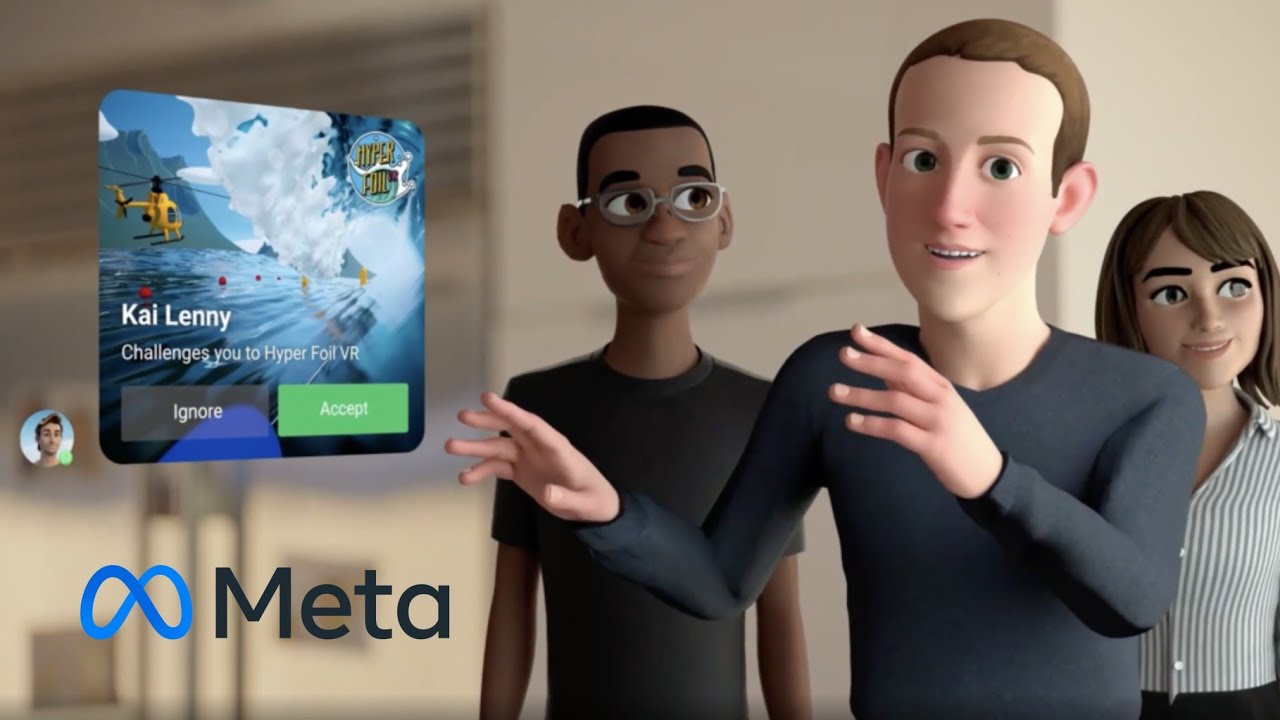 Miniature youtube de la presentation de mark zuckerberg du metaverse